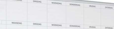 Planning 8 semaines