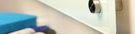 Tableau Blanc en Verre Solid