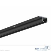 Set de 2 rails plafonds noirs 150cm