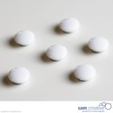 Set d'aimants 20mm blanc
