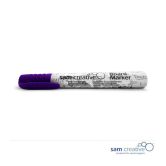 Marqueur effaçable humide violet