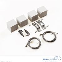 Kit d’accrochage rail pour tableaux blancs