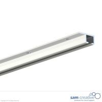 Set de 2 rails plafonds blancs 150cm