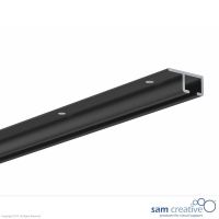Set de 2 rails plafonds noirs 150cm