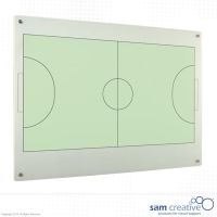 Tableau en verre Football en salle 100x150cm