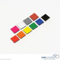 Symbole magnétique carré 1x1 cm gris
