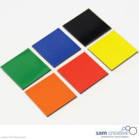 Symbole magnétique carré 3x3 cm mixte