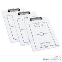 Tableau blanc porte-bloc A4 football (set 3x)