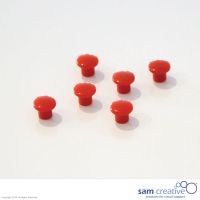 Set d'aimants 10mm rouge