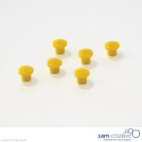 Set d'aimants 10mm jaune