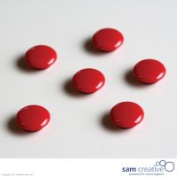 Set d'aimants 20mm rouge