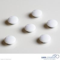 Set d'aimants 20mm blanc