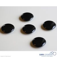 Set d'aimants 30mm noir