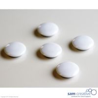 Set d'aimants 30mm blanc
