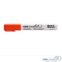 Marqueur effaçable humide orange métallisé