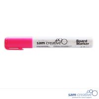 Marqueur effaçable humide rose métallisé