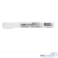 Marqueur effaçable humide blanc
