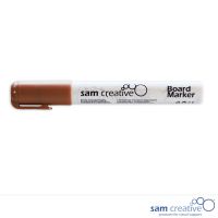 Marqueur effaçable humide bronze métallisé