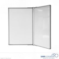 Tableau blanc Pro émaillé diptyque 120x90 cm
