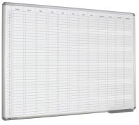 Tableau blanc annuel vertical en jours 60x90 cm
