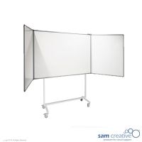 Tableau blanc triptyque 90x120cm mobile